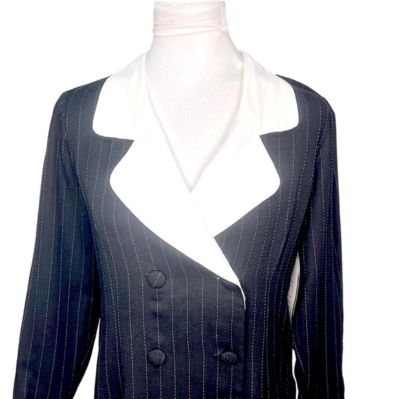 Harlow Pinstriped Jacket Dress - Picture 2 of 5